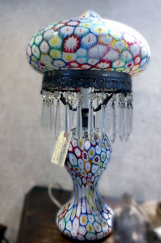 italian millefiori lamp