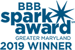 pinkdogdigital logo bbb spark award